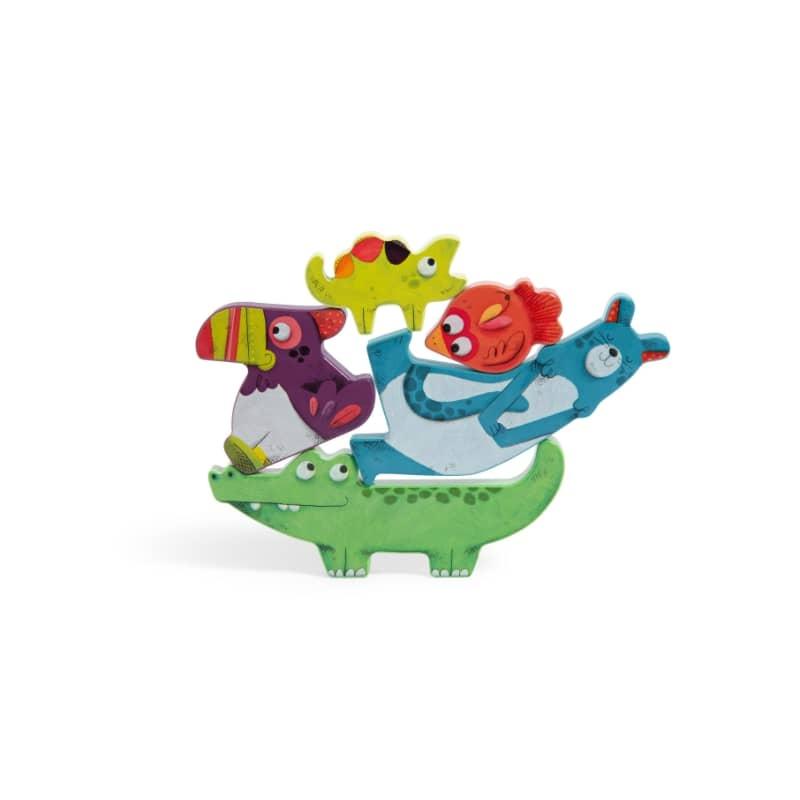 puzzle sensoriel en bois dans la jungle moulin roty 2