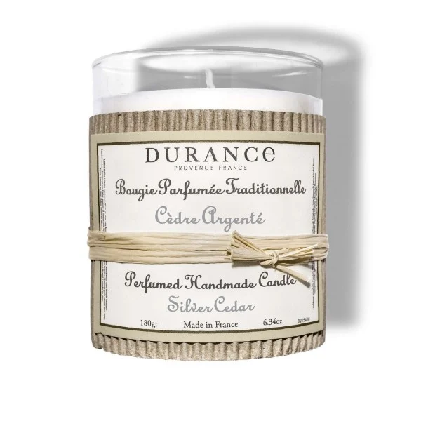 Featured image for “Bougie parfumée Cèdre Argenté - Durance”