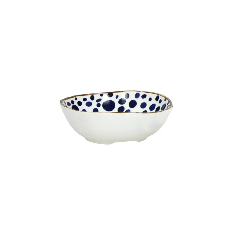 anafi bol à soupe porcelaine l 17,5 x w 13,7 x h 5 cm bleu