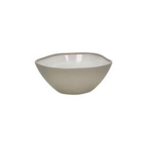 primeval bol à céréales porcelaine l 16,3 x w 15 x h 6,5 cm gris clair